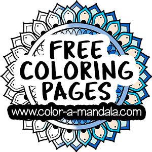 A Patchwork of Mini Mandalas: Free Coloring Page