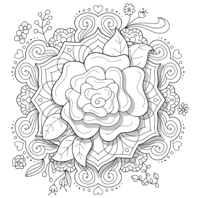 free printable detailed coloring pages
