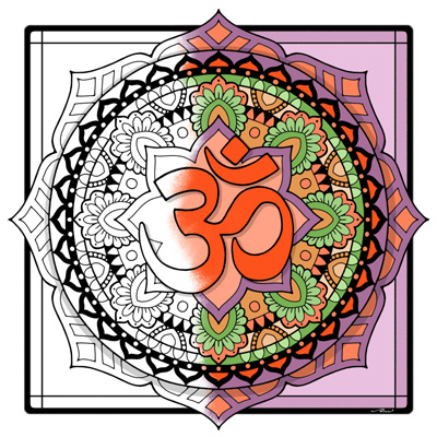 Om (Aum) Mandala