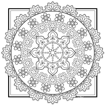 Ring of Flowers Mandala