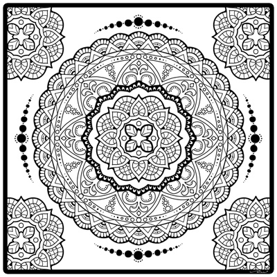 Balanced Elegance Mandala